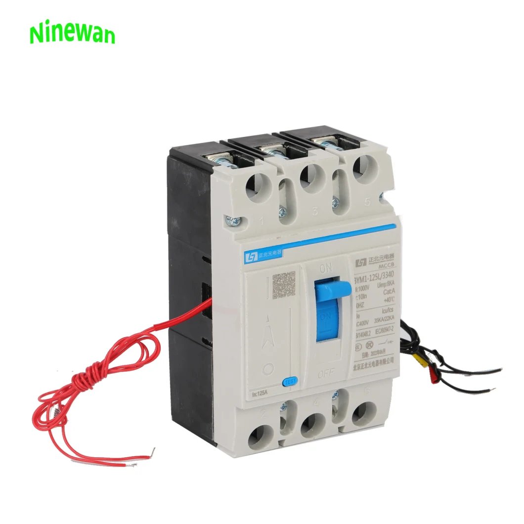 Professional Moulded Case Circuit Breaker Manufacturer AC DC 16- 160AMP Low Voltage Protector RCCB/RCBO/ELCB/MCB/MCCB