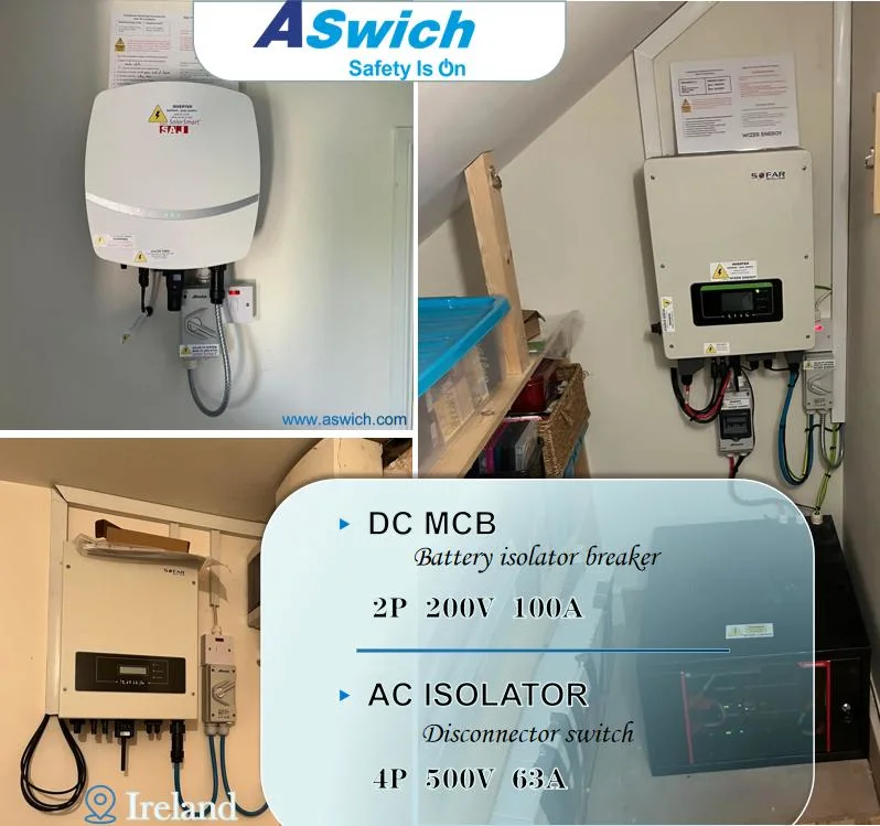 Aswich EAS50 Series UV Resistance Outdoor Home PV Industrial Commercial Mini AC Isolating Switches Isolator