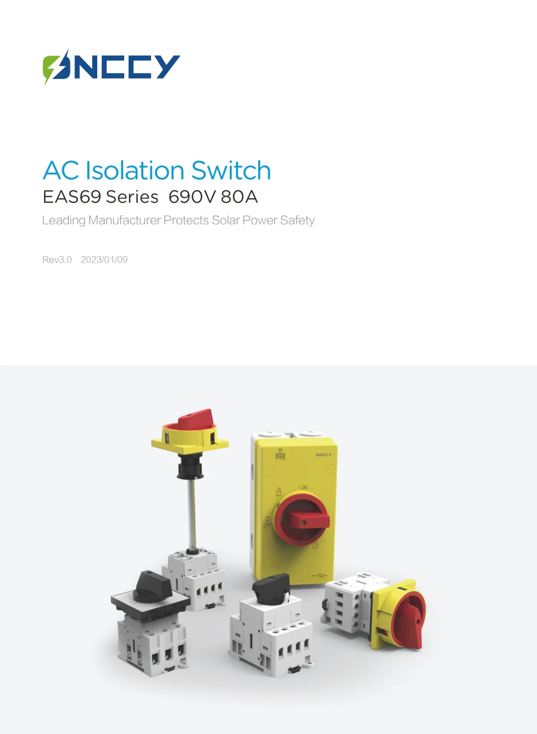 AC Isolator Door Interlock 690V 20A 80A