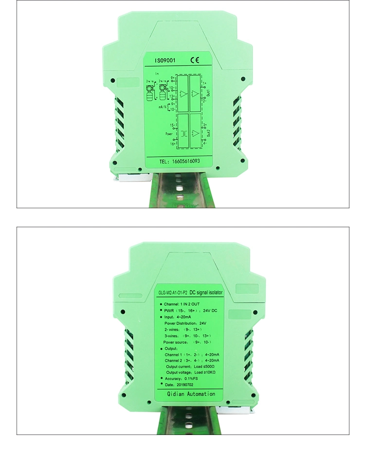 0.1% Accuracy Analog 4-20mA 0-10V 0-5V Output Signal Isolator