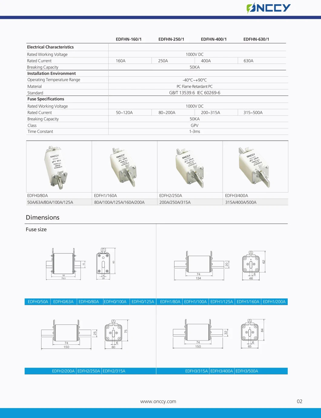 Waterproof 230V 800V 1000V 10X38mm DC Fuse Holder 1p/2p/3p