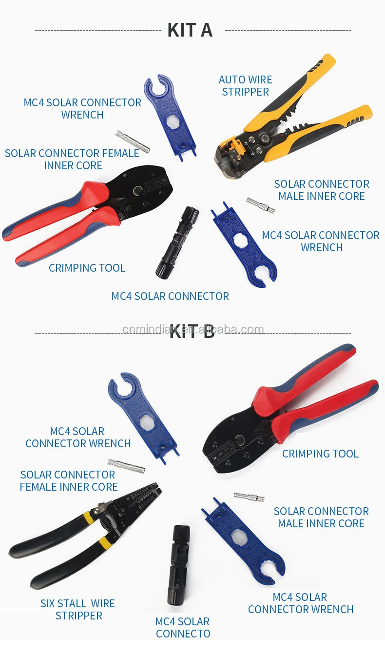 Network Tool PV Kit Crimping Tool for Cuts Strips and Crimps The Network Cable Network Solar Tool Kit