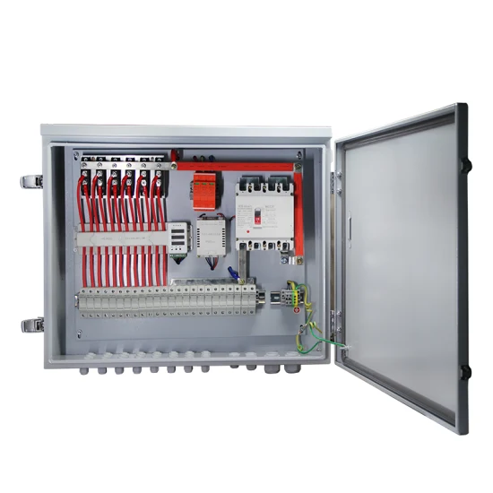 Scatola combinatrice di stringhe CC Scatola di giunzione solare fotovoltaica impermeabile IP66 per moduli solari