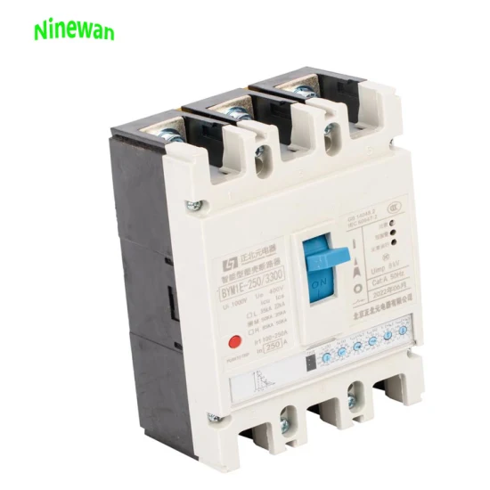 Interruttore automatico MCCB Ninewan 3P 63A 80A 125A AC400V 50Hz Interruttore automatico scatolato trifase 4 pin MCCB