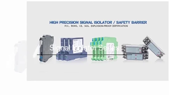 Convertitore 0-10 V 4-20 mA CC Isolatore di segnale a barriera a sicurezza intrinseca